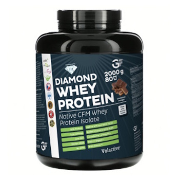 GF NUTRITION Diamond whey protein jahoda 2000 g (Vícesložkové proteiny)