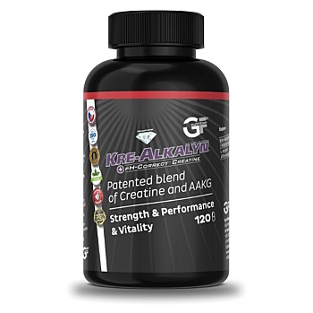 GF NUTRITION Kre-alkalyn + AAKG 120 kapslí (Monohydrát kreatinu)