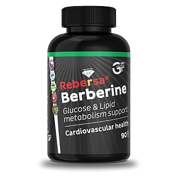 GF nutrition Rebersa® Berberine 90 kapslí (Doplňky stravy pro sportovce) - Jednosložkové