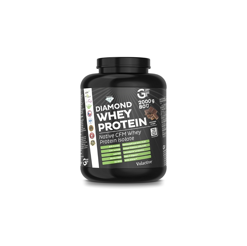 GF nutrition DIAMOND Whey Protein 2000 g - banana