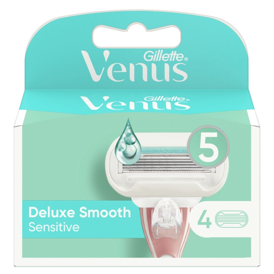 E-shop GILLETTE Venus Deluxe Smooth Sensitive Náhradní hlavice 4 ks