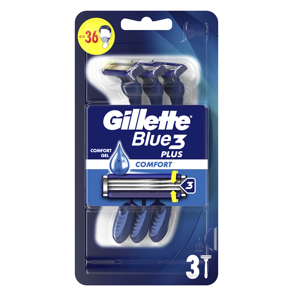 E-shop GILLETTE Blue3 Comfort Jednorázový holící strojek 3 kusy