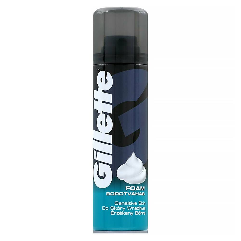 GILLETTE Classic Sensitive pánská pěna na holení 200 ml