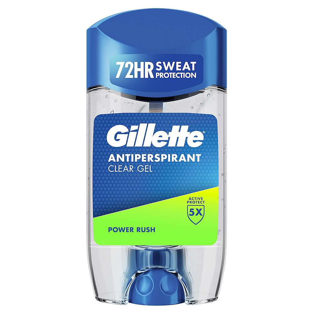 GILLETTE Clear gel power rush tuhý gel 70 ml