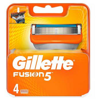 GILLETTE Fusion5 Náhradní hlavice pro muže 4 ks