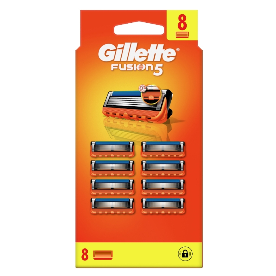 Levně GILLETTE Fusion5 Náhradní hlavice pro muže 8 kusů
