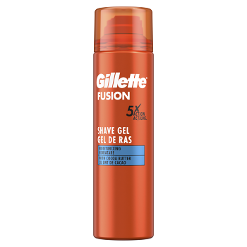 GILLETTE Fusion5 Hydratační pánský gel na holení 200 ml