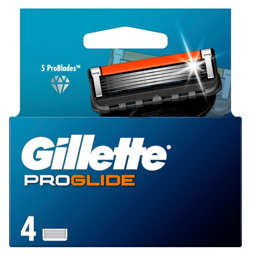 E-shop GILLETTE ProGlide Náhradní holicí hlavice pro muže 4 kusy