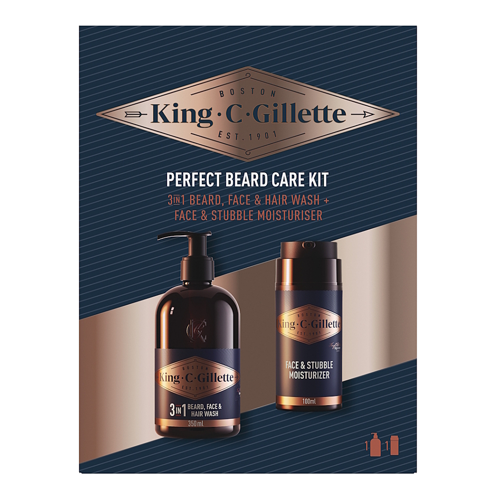 GILLETTE King C Dárkové balení pro muže 2 kusy