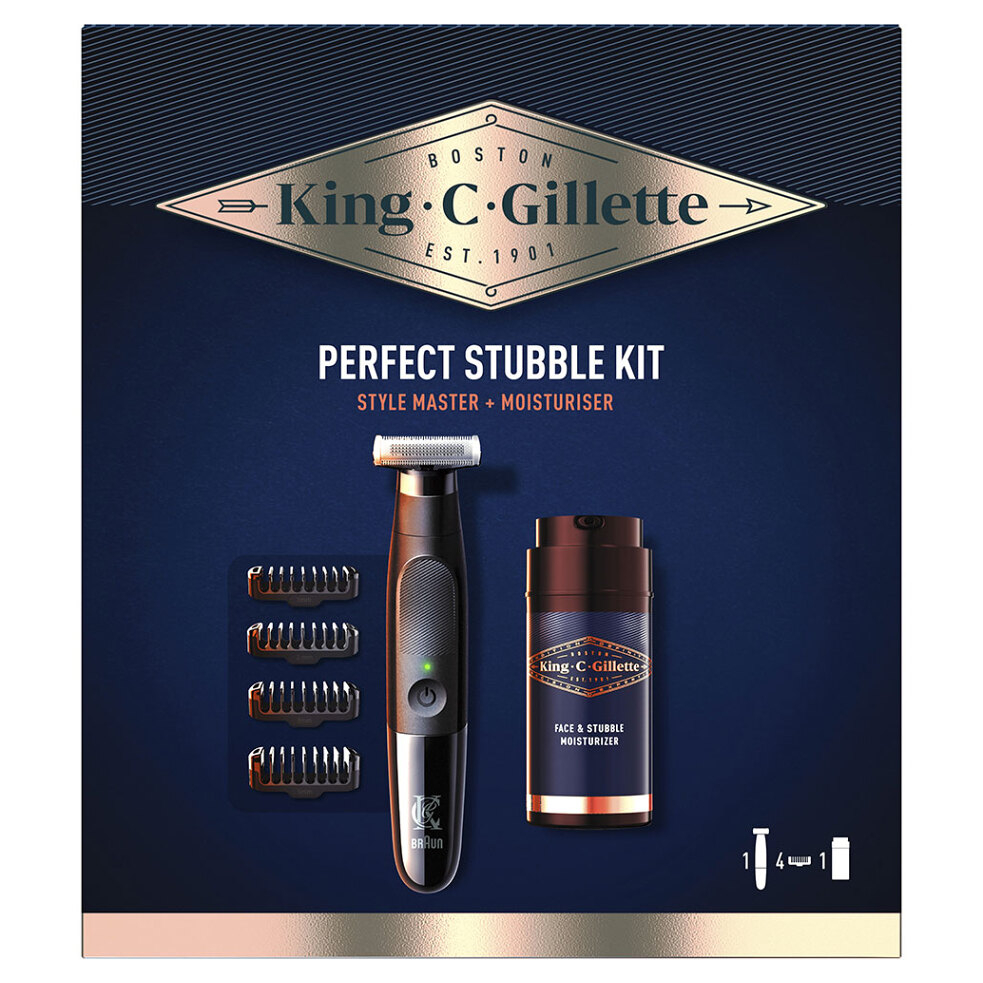 E-shop GILLETTE KingC Styler zastřihovač + balzám 100 ml Dárkové balení