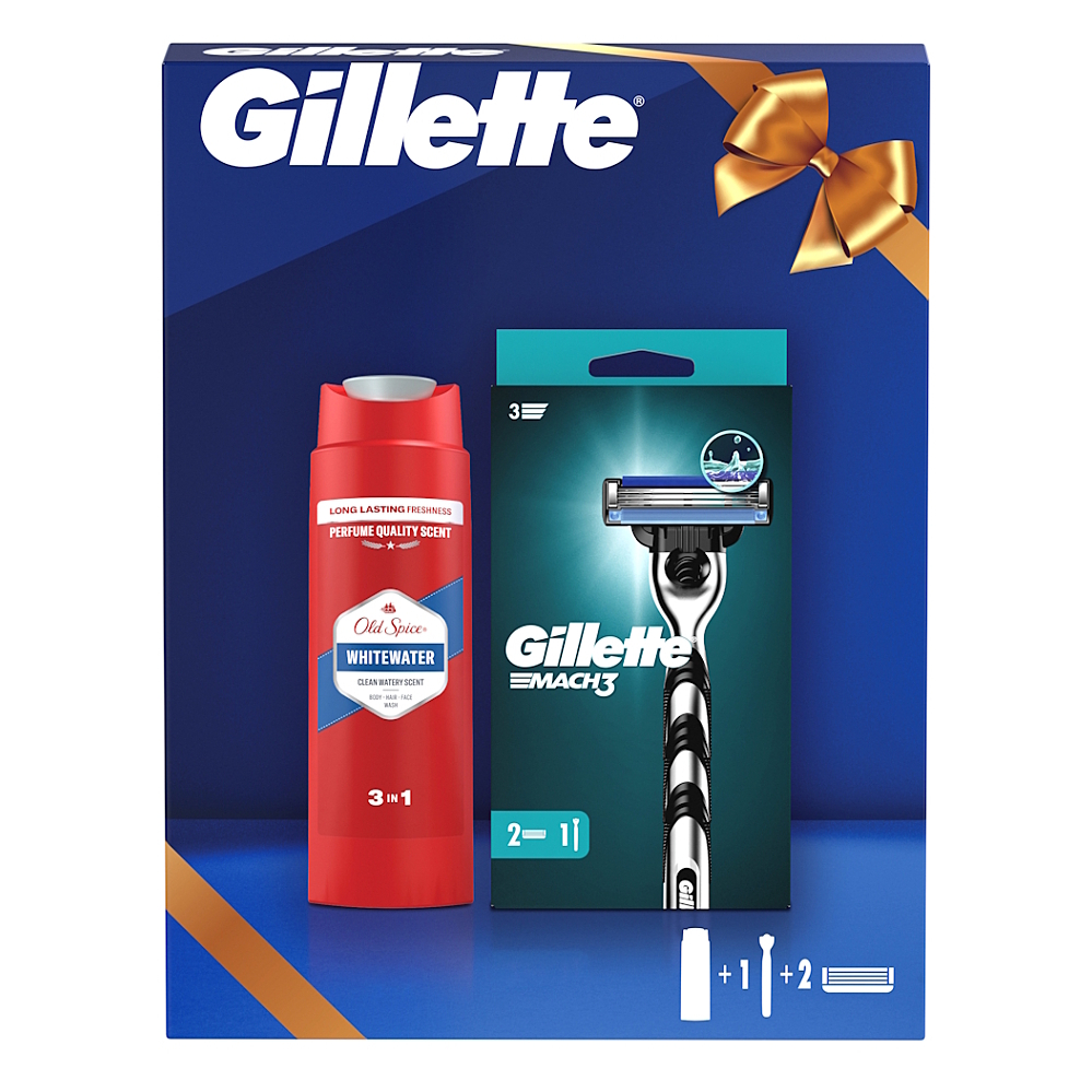 GILLETTE Mach3 Dárkové balení pro muže 2 kusy