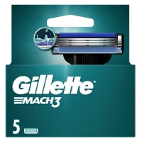 GILLETTE Mach3 Náhradní hlavice 5 ks