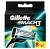 GILLETTE Mach3 Náhradní hlavice k Pánskému Holicímu Strojku 8 kusů