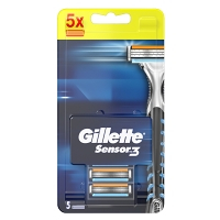 GILLETTE Sensor3 Náhradní hlavice 5 ks