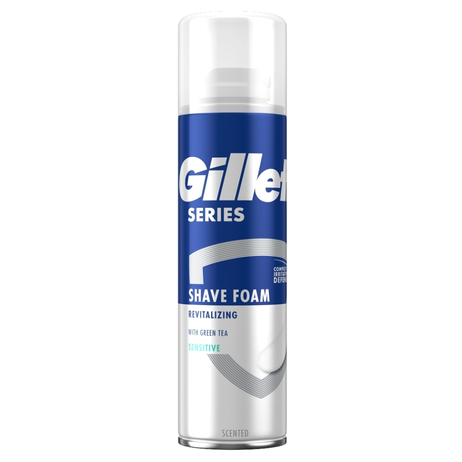 Levně GILLETTE Sensitive Revitalizing Pěna na holení 200 ml