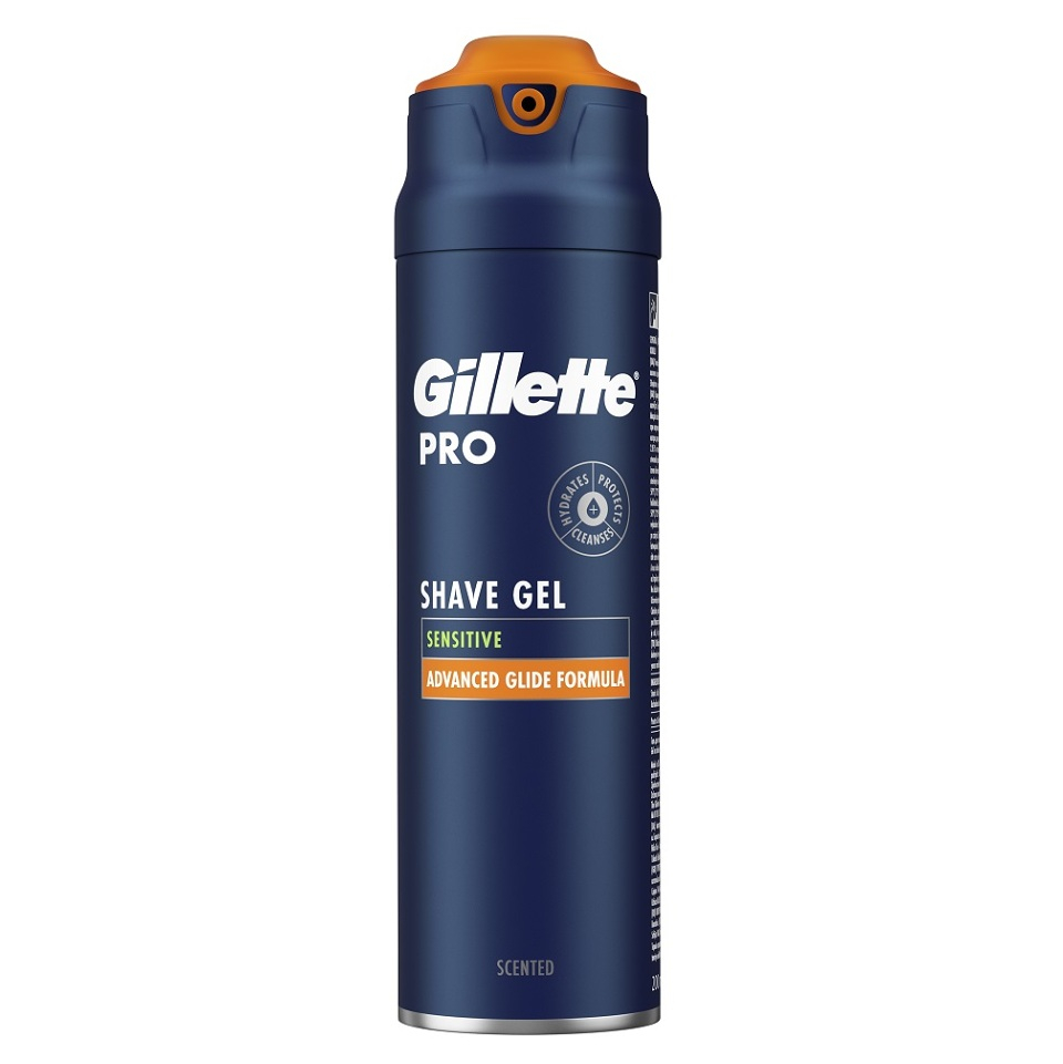 Levně GILLETTE Pro Sensitive Gel na holení 200 ml