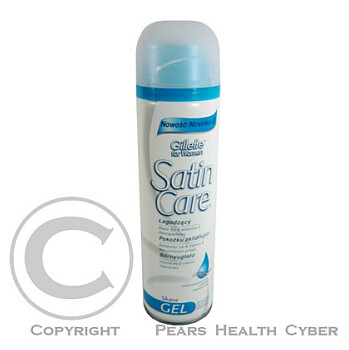 Gillette Satin Care gel na holení 200ml zklidňuj.
