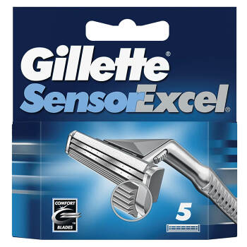 GILLETTE Sensor Excel Náhradní hlavice 5 ks