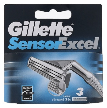 GILLETTE Sensor Excel Náhradní hlavice 3 ks