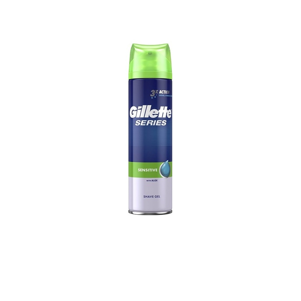 E-shop GILLETTE Series Sensitive Gel na holení pro citlivou pokožku 200 ml