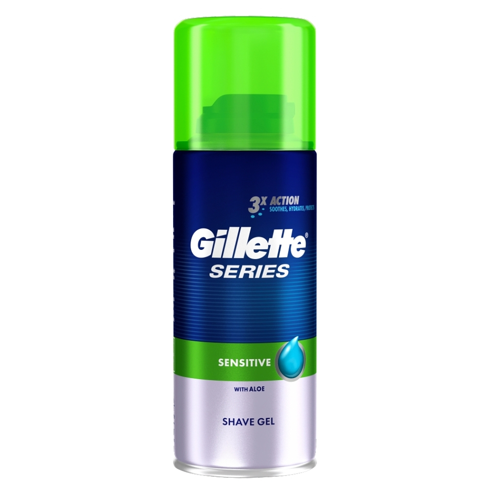 Levně GILLETTE Series Sensitive Gel na holení pro citlivou pokožku 75 ml