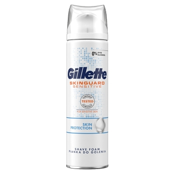 GILLETTE SkinGuard Sensitive Pěna na holení pro muže 250 ml