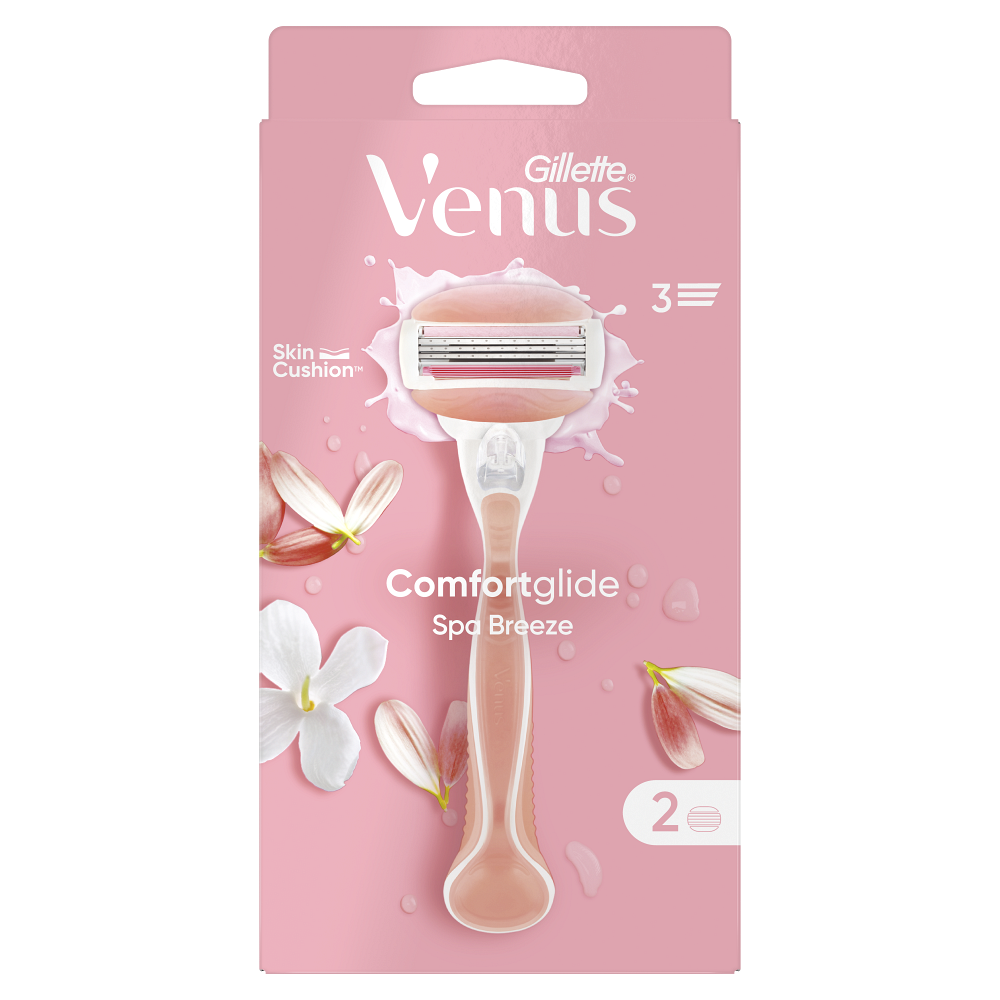GILLETTE Venus Spa Breeze Holící strojek + Náhradní hlavice 2 kusy