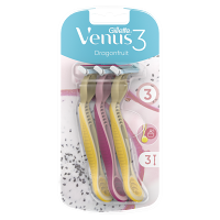 GILLETTE Venus3 Dragonfruit Dámské pohotové holící strojky 3 kusy