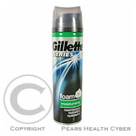 Gillette WR Series pěna na holení s aloe 250 ml