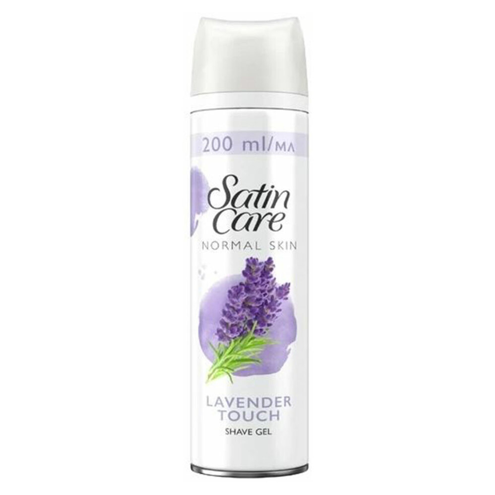 Levně GILLETTE Satin Care Lavender Touch Gel na holení 200 ml
