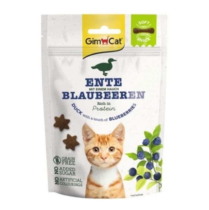 E-shop GIMCAT Soft Snacks kachna s borůvkami pamlsek pro kočky 60 g