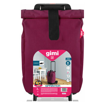 GIMI Sprinter nákupní vozík fialový 50 l