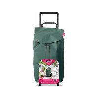 GIMI Tris Floral nákupní vozík zelený 52 l