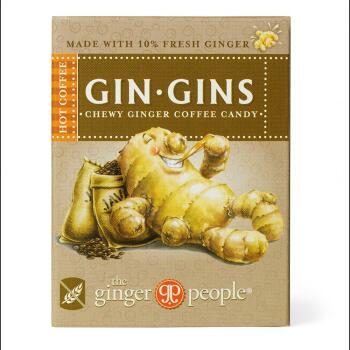 GINGER PEOPLE Gin Gins Zázvorovo kávové žvýkací bonbony 45 g