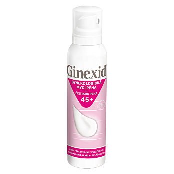 GINEXID gynekologická mycí pěna 45+, 150 ml (Intimní mýdla a mycí gely)