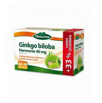 Ginkgo biloba + magnesium 40 mg 30 + 10 tablet