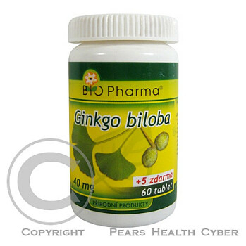 Ginkgo Biloba 40 mg tbl. 60