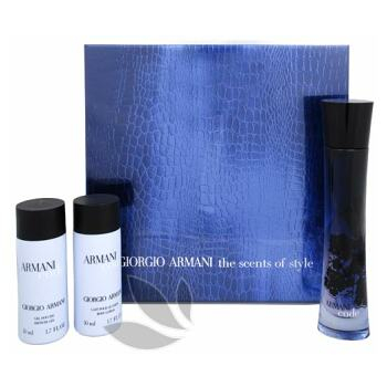Armani Code For Women - parfémová voda s rozprašovačem 50 ml + sprchový gel 50 ml + tělové mléko 50 ml