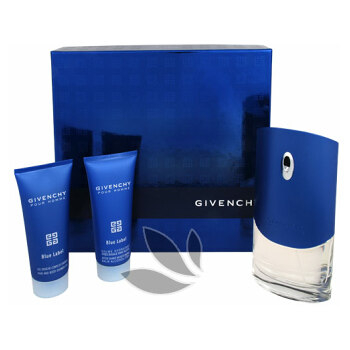 Givenchy Pour Homme Blue Label - toaletní voda s rozprašovačem 100 ml  + sprchový gel 75 ml + balzám po holení 75 ml