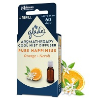 GLADE Aromatherapy Cool Mist Esenciální olej do aroma difuzéru Pure Happiness náplň 17,4 ml