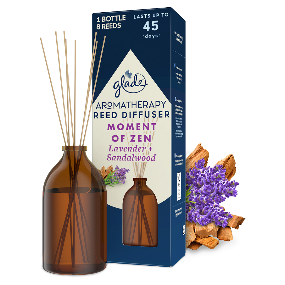 Levně GLADE Aromatherapy Reeds vonné tyčinky Moment of Zen 80 ml