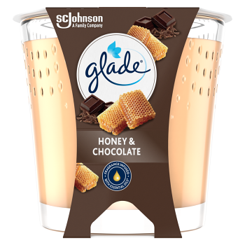 GLADE Honey & Chocolate Svíčka vonná 112 g (Vonné svíčky) - Aromatické
