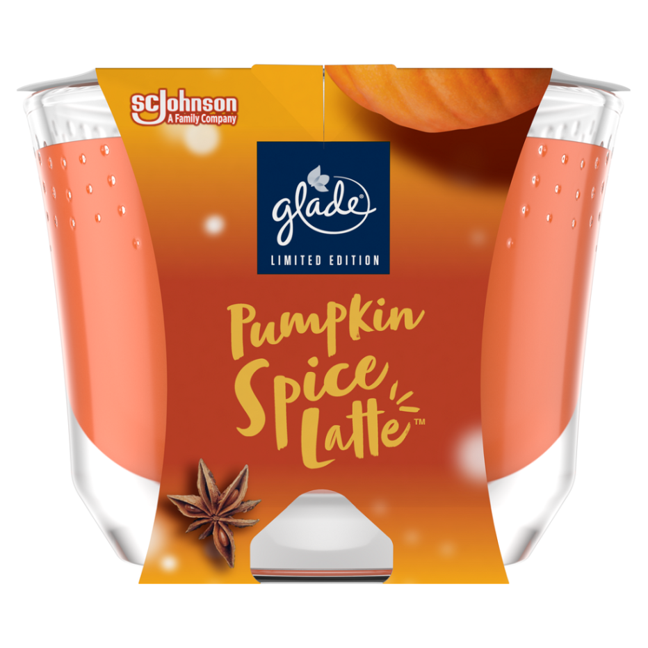 GLADE Pumpkin Spice Lattedle Svíčka vonná 204 g