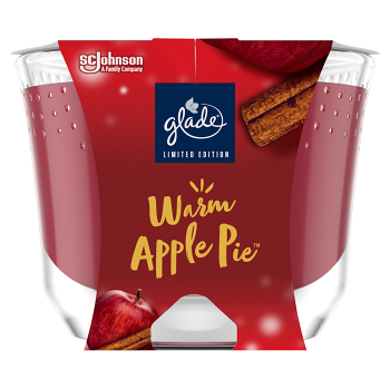 GLADE Maxi Svíčka vonná Warm Apple Pie 224 g (Vonné svíčky) - Aromatické