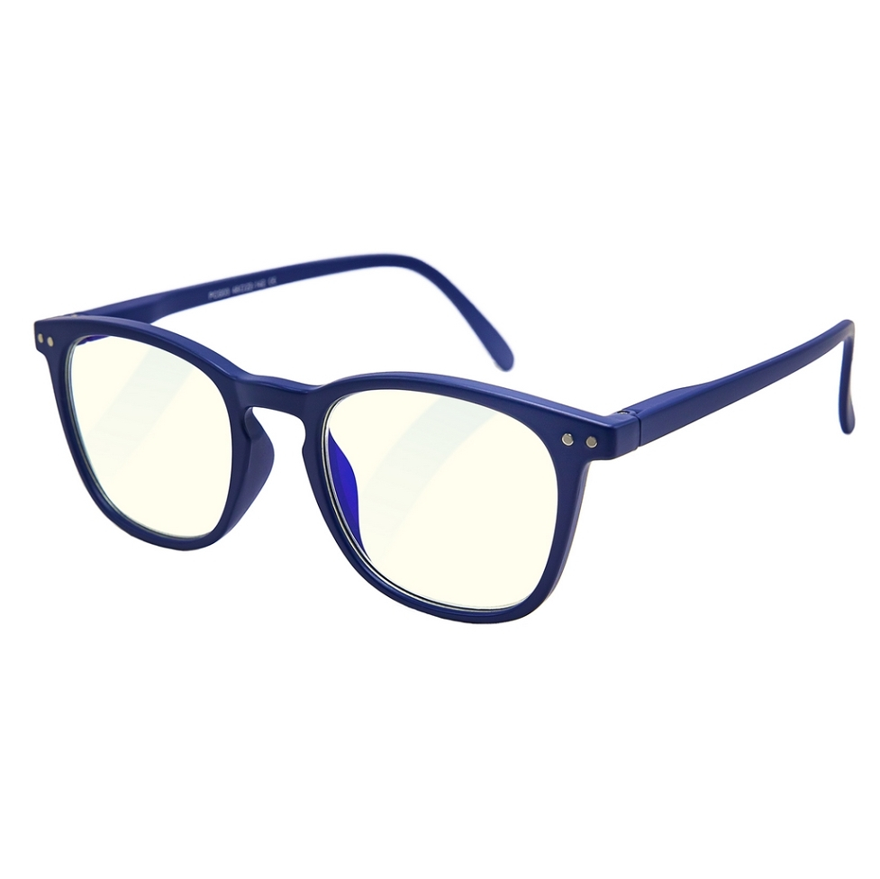 E-shop GLASSA Brýle na počítač PCG03 modré plastové obroučky, Počet dioptrií: +0,50