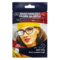 GLASSA Nano nemlžící hadřík na brýle 15 x 15 cm
