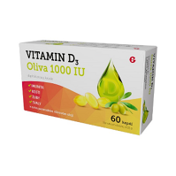 GLENMARK Vitamin D3 oliva 1000 IU 60 kapslí