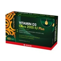 GLENMARK Vitamin D3 Oliva Plus 2000 IU 60 kapslí