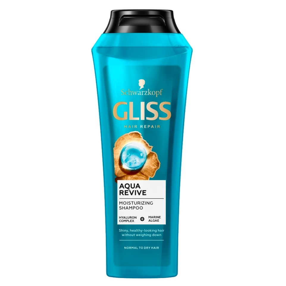 Levně GLISS Aqua Revive Hydratační šampon pro normální až suché vlasy 250 ml