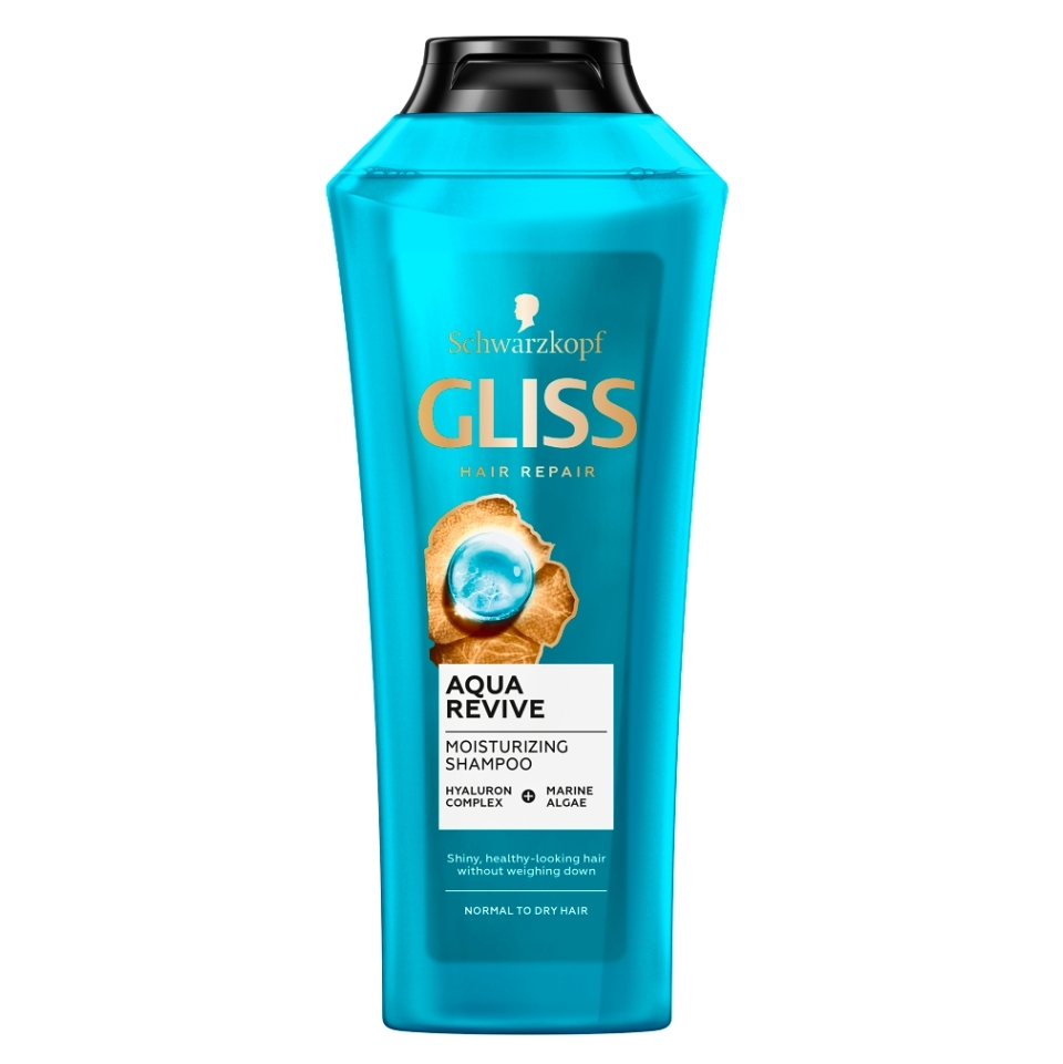 Levně GLISS Aqua Revive Hydratační šampon pro normální až suché vlasy 400 ml